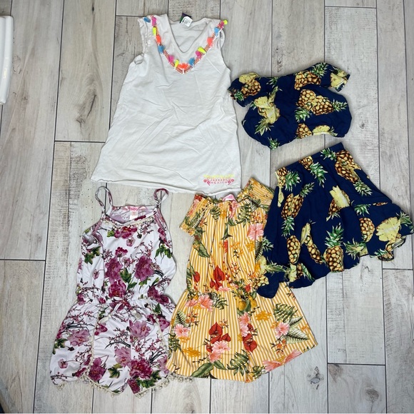 Girls Dress & Romper Bundle size 5/6 - Picture 4 of 16